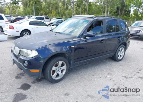 2007 BMW X3 3.0Si z USA, uszkodzony, nr VIN WBXPC93447WF05254